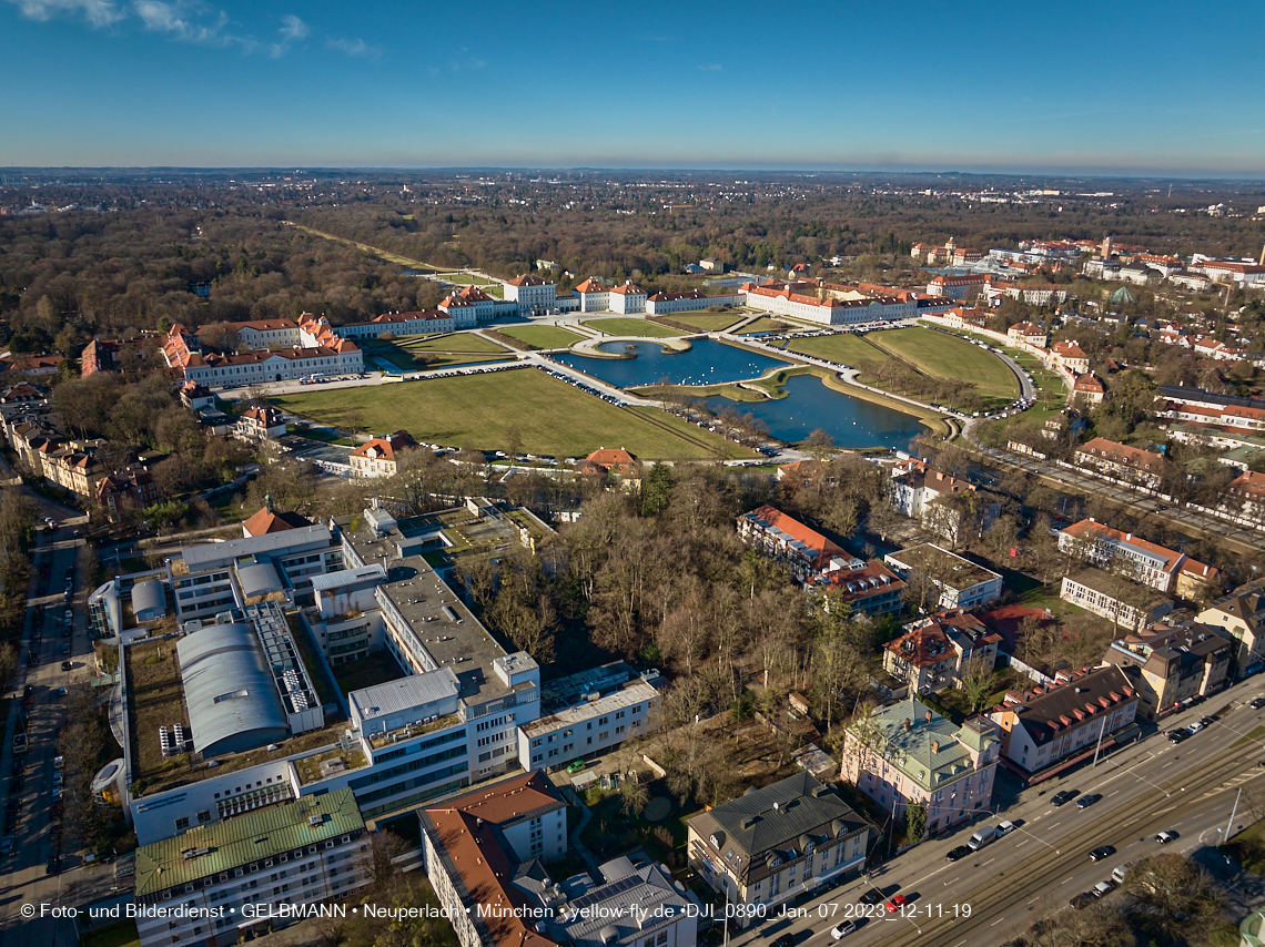 07.01.2023 - Umgebung vom Schloß Nymphenburg